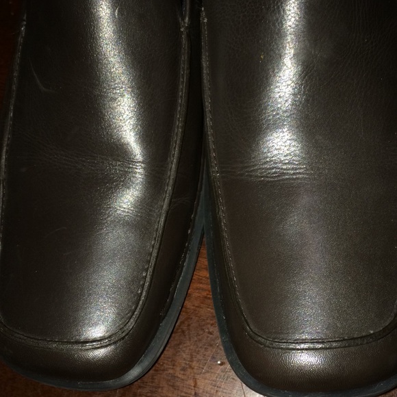Rockport Brown Leather Loafers 10M Men’s - Picture 6 of 8